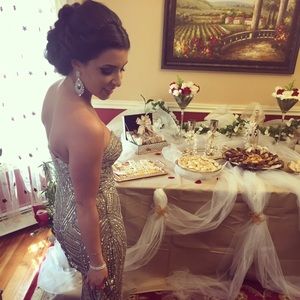 Shimmering Jovani Maxi Dress💎✨